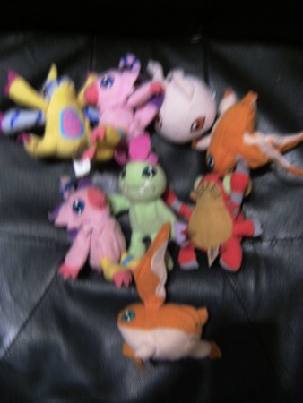 Digimon Plüsch Set 8 Figuren 